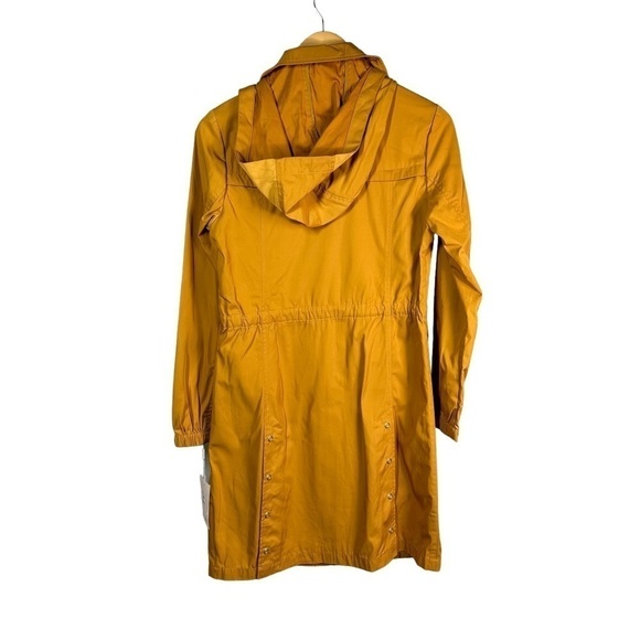 Avec Les Filles Hooded Anorak Jacket Size XS Mustard - Picture 4 of 13
